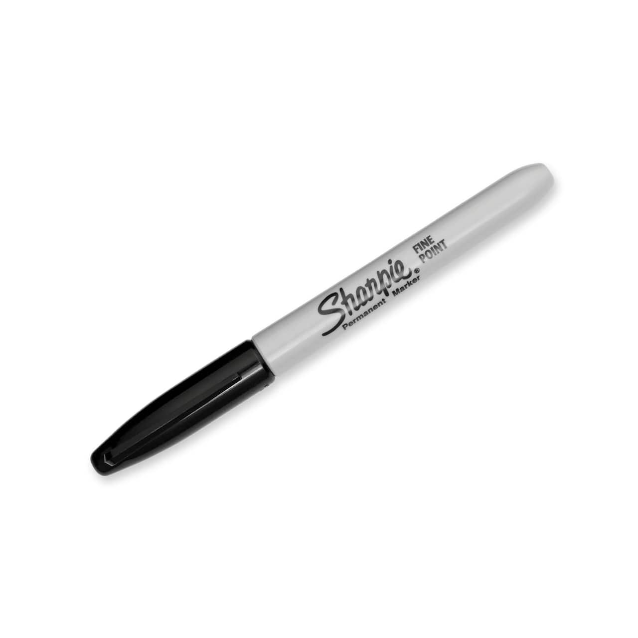 Sharpie® Fine Point Permanent Markers, Black 12 Pack